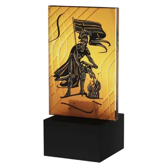 Skleněná soška Patron Hasičů AG1-12/FIR1 Skleněná soška Patron Hasičů AG1-12/FIR1