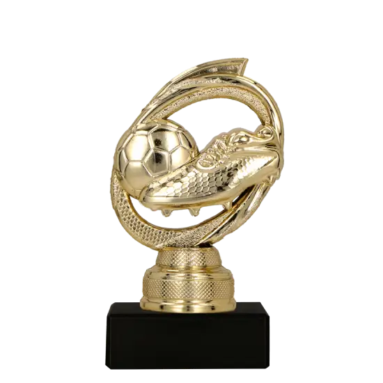 Zlatá plastová soška Atributy Fotbalisty S7B304/G Zlatá plastová soška Atributy Fotbalisty S7B304/G