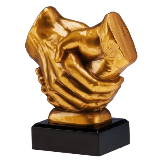 Pryskyřicová soška Spojené ruce RFST2089 Pryskyřicová soška Spojené ruce RFST2089