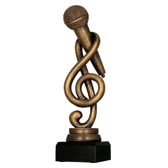 Pryskyřicová soška Huslí klíč RFST3038 Pryskyřicová soška Huslí klíč RFST3038