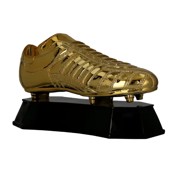 Pryskyřicová soška Zlatá kopačka RP2002 Pryskyřicová soška Zlatá kopačka RP2002