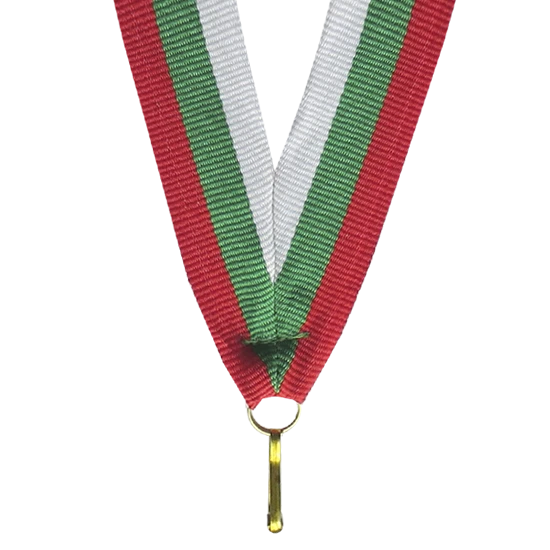 Stuha na medaile V2-W/GN/RD Stuha na medaile V2-W/GN/RD