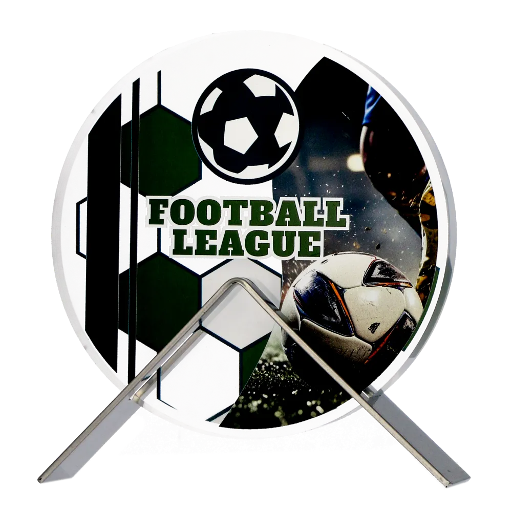Akryle na metalowym stojaku Football League